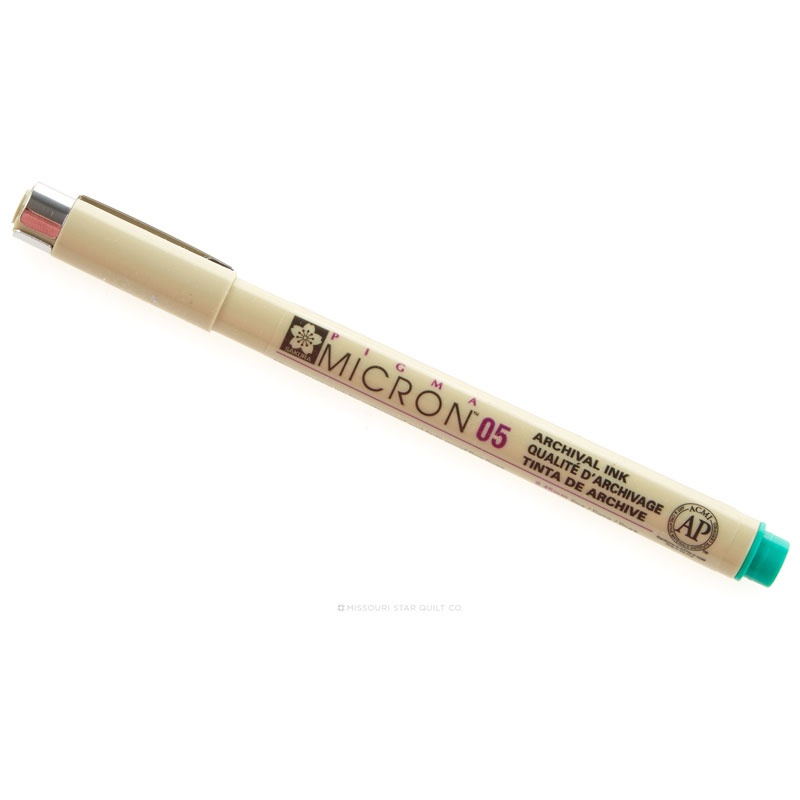 Pigma Micron 05 Pen .45mm Green