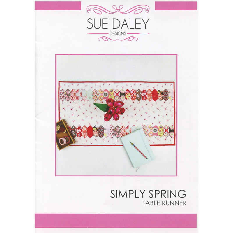 Sue Daley Simply Spring Table Runner Pattern