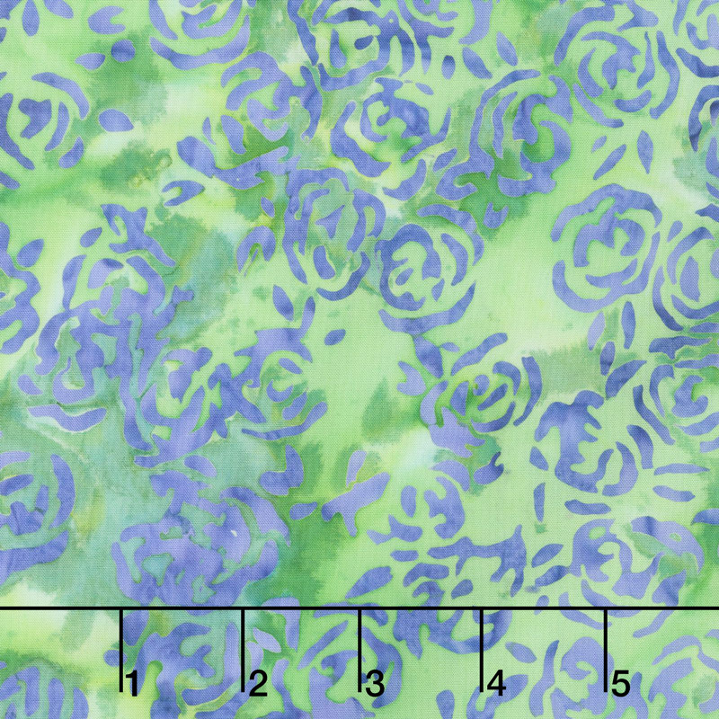 Blossom Batiks - Splash Rosie Posie Meadow Yardage