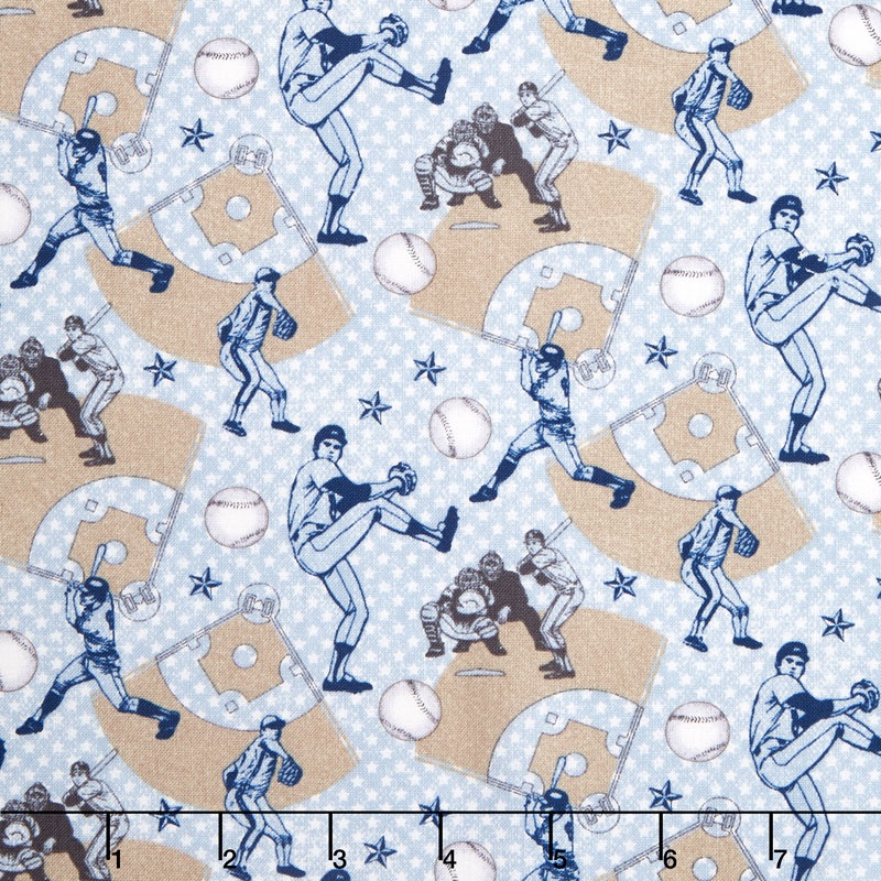 Play Ball - Extra Innings Light Blue Yardage