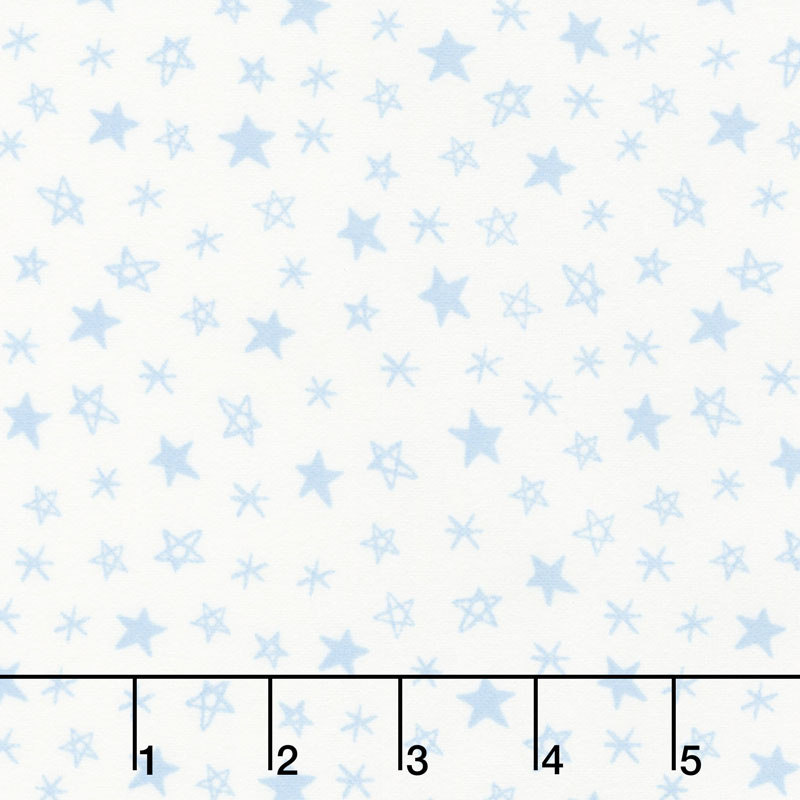 Soft & Sweet - Star Light Star Bright Cream Flannel Yardage