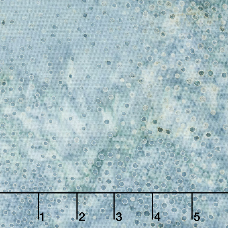 Baker's Dozen Batiks - Small Dots Light Blue Yardage
