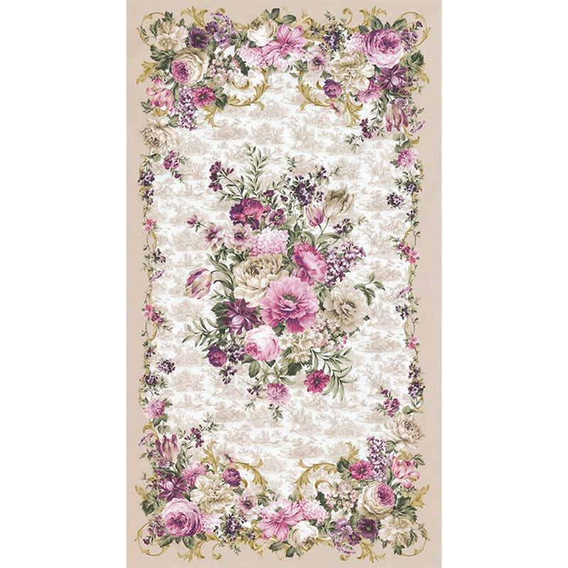 Meredith - Flowers Ivory Digitally Printed Panel