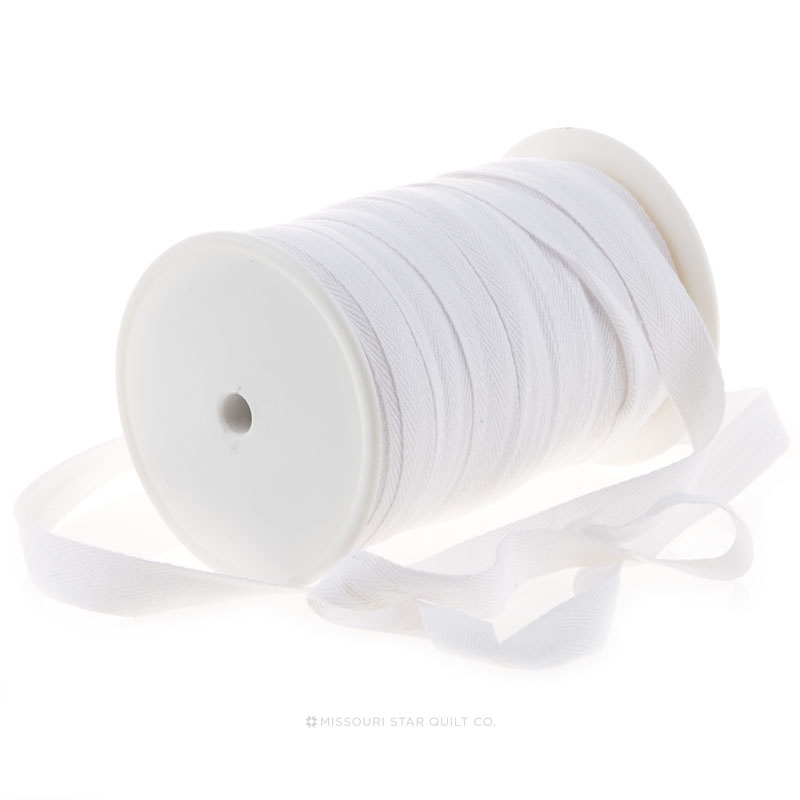 3/4" Cotton Twill Tape White Trim Trends