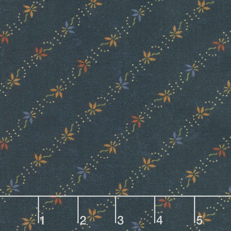 On Meadowlark Pond - Seedlings Navy Yardage