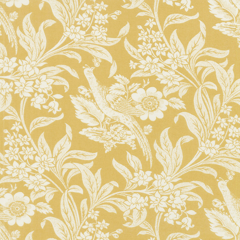 Regency Sussex - Arundel Circa 1800 Sudbury Yellow Yardage