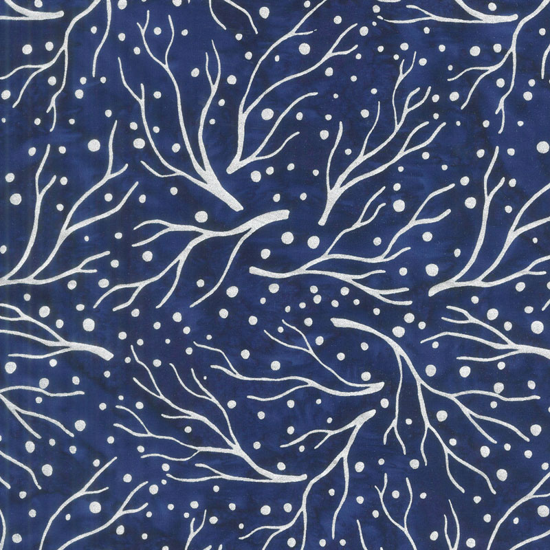 Artisan Batiks - Northwoods 8 Dots Evening Metallic Yardage