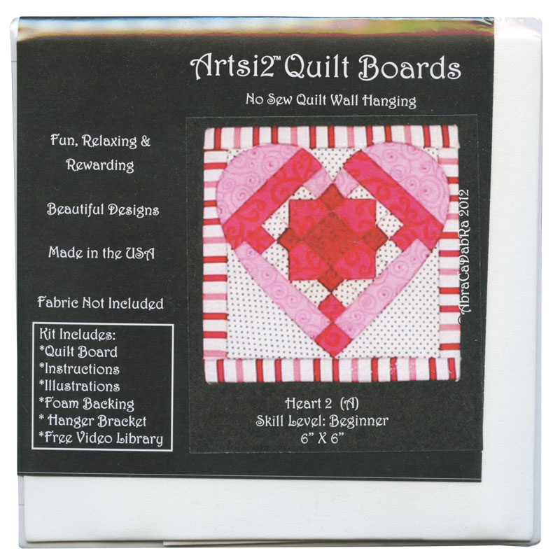 Artsi2™ Heart 2 Quilt Board Kit Karen Raum Artsi2