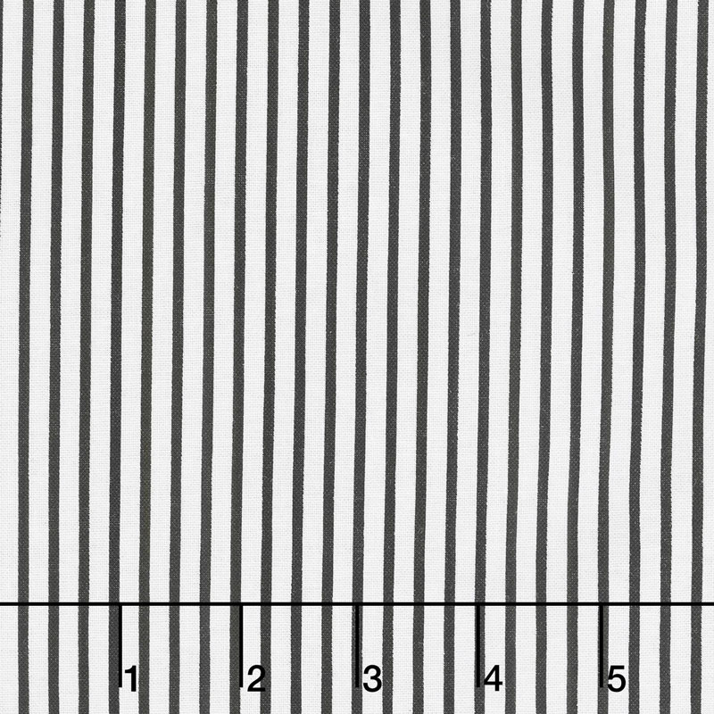 Juniper - Stripe White Yardage