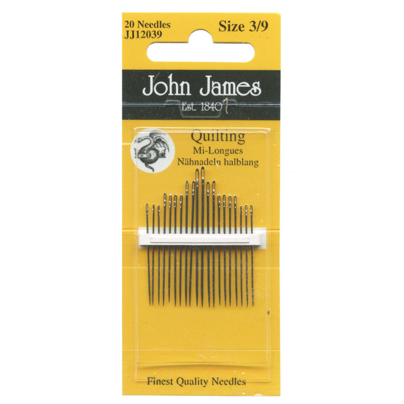 Between Hands Quilting Needles Assorted Sizes 3/9 John James