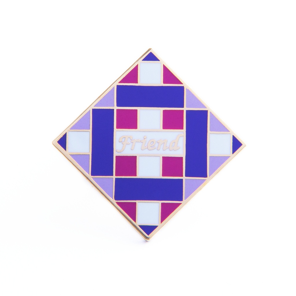 Friends Pin by Pin Peddlers