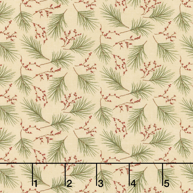 Winter Manor - Mini Pine Buff Yardage