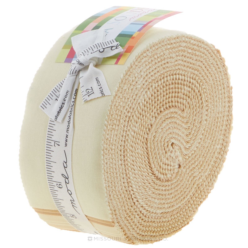 Bella Solids Neutral Oatmeal Jelly Roll