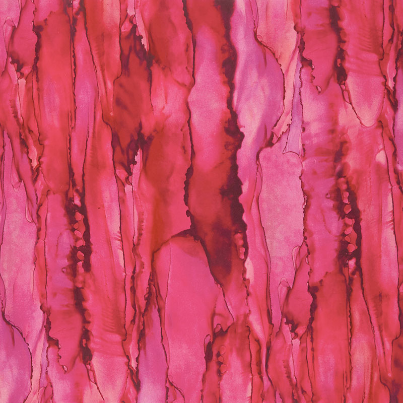 Bliss Bold and Bright - Reflections Raspberry Digitally Printed Yardage