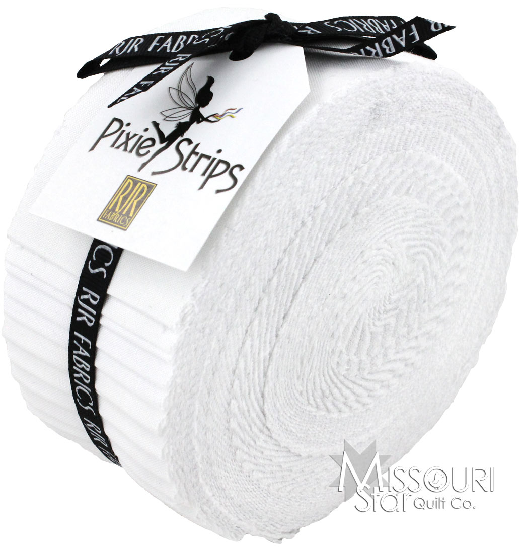 Cotton Supreme Solids Optical White Pixie Strips