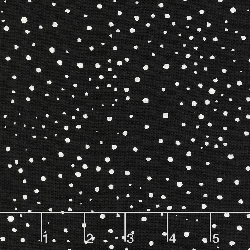 Bramble - Bright Spots Black Yardage