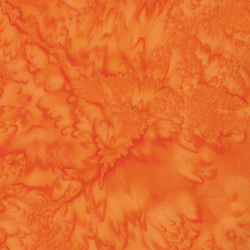 Lava Batik Solids - Sunset Lava Tangerine Yardage