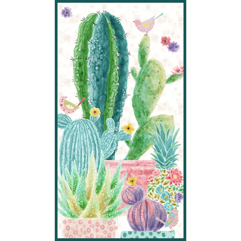 Sun N' Soil - Cactus Ivory Panel