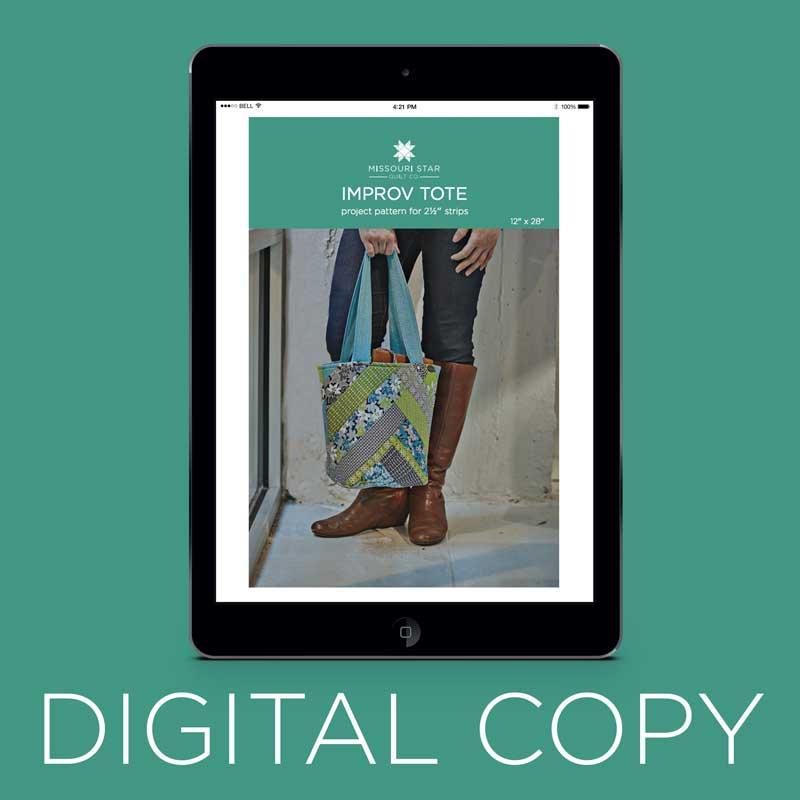 Digital Download - Improv Tote Pattern by MSQC