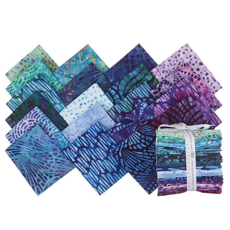 Artisan Batiks - Natural Formations 3 Ocean Fat Quarter Bundle