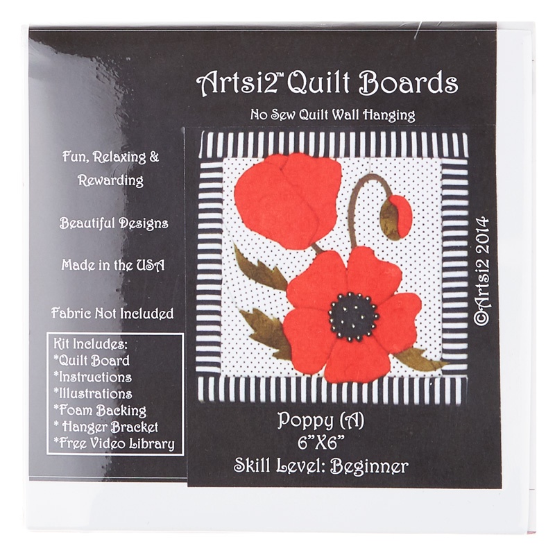 Artsi2™ Poppy Quilt Board Kit Karen Raum Artsi2