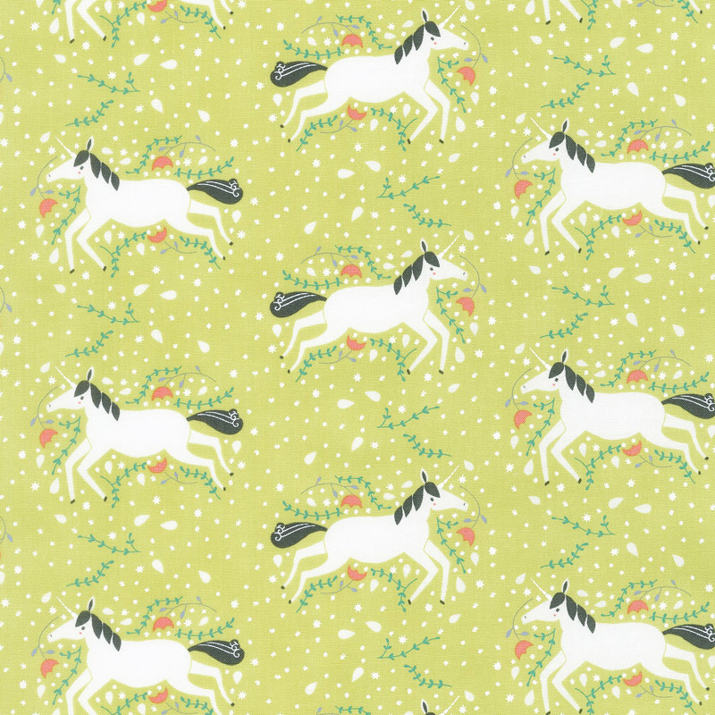 Enchanted - Unicorns Galore Sprout Yardage
