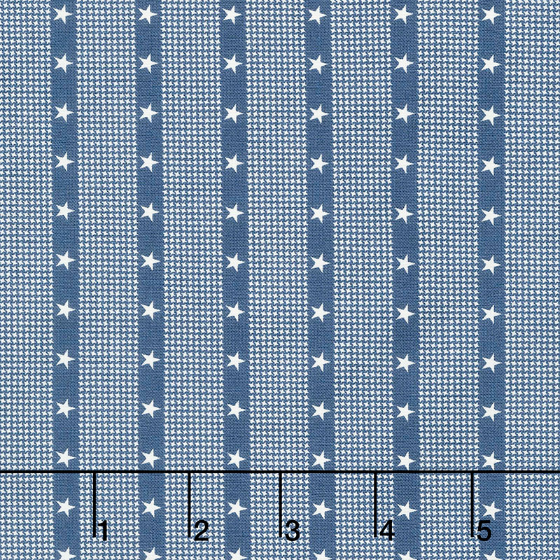 Harbor Springs - Striped Star Navy Yardage
