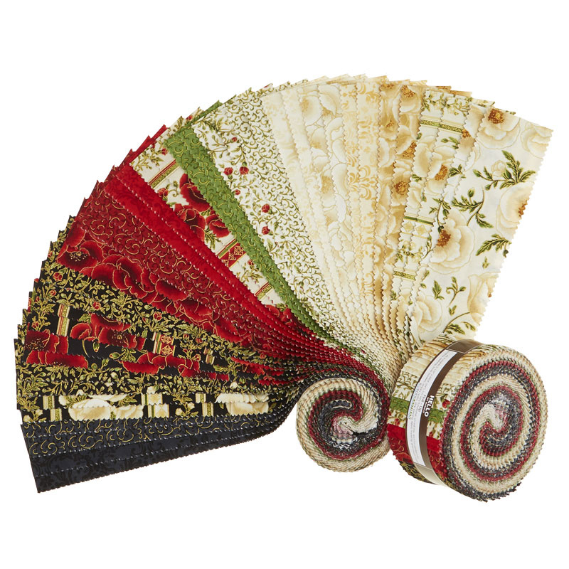 Gilded Blooms Metallic Roll Up
