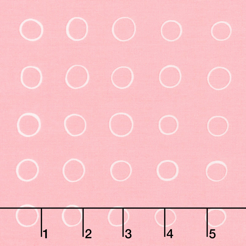Cottage Joy - Ring Dot Pink Yardage