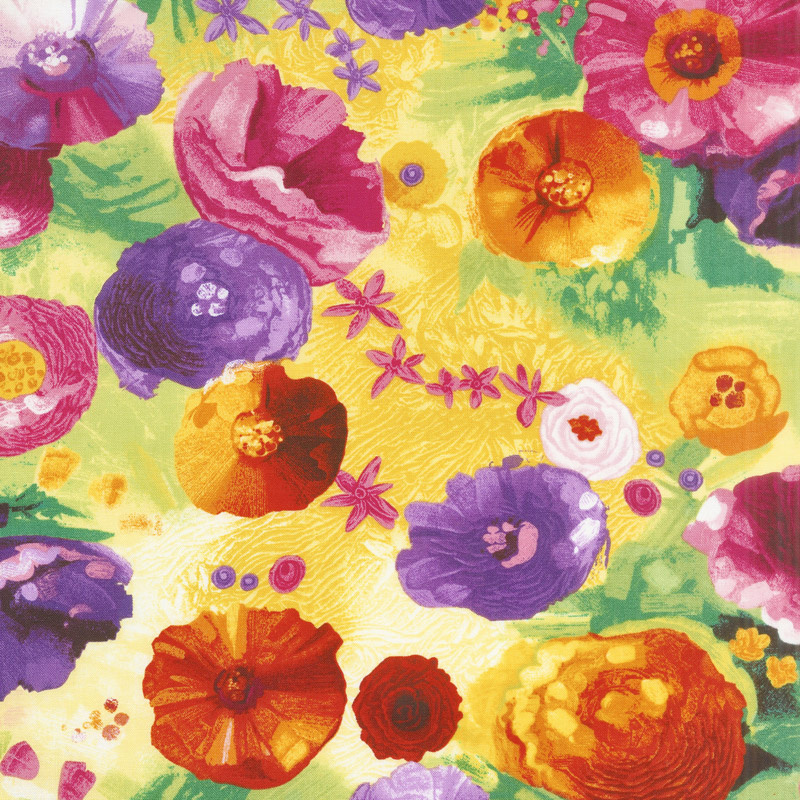 Dream - Fantasy Flowers Spring Yardage