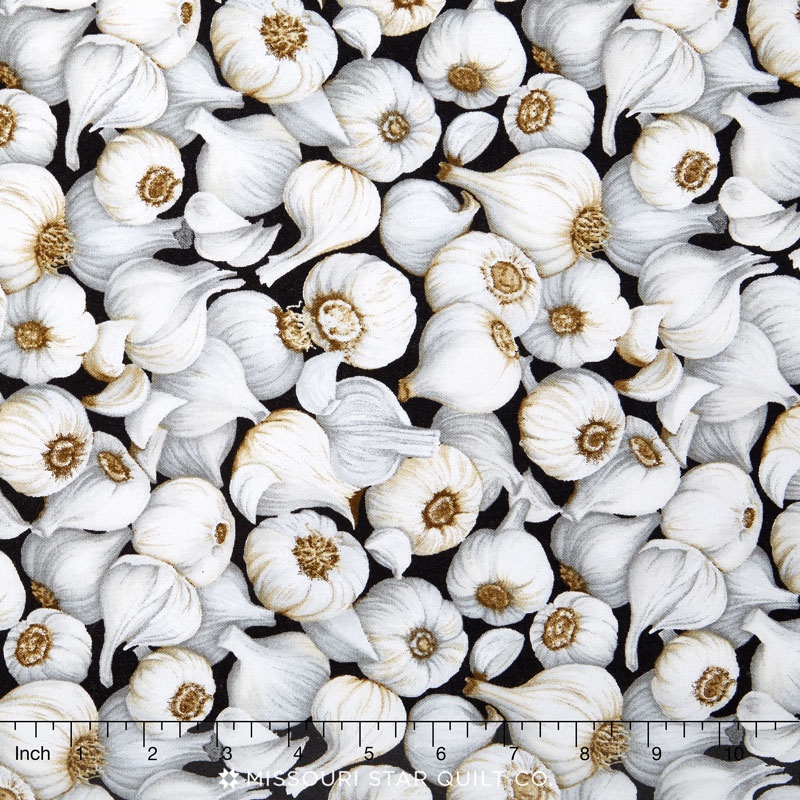 Farmer John's Garden Party - Garlic Ivory Yardage