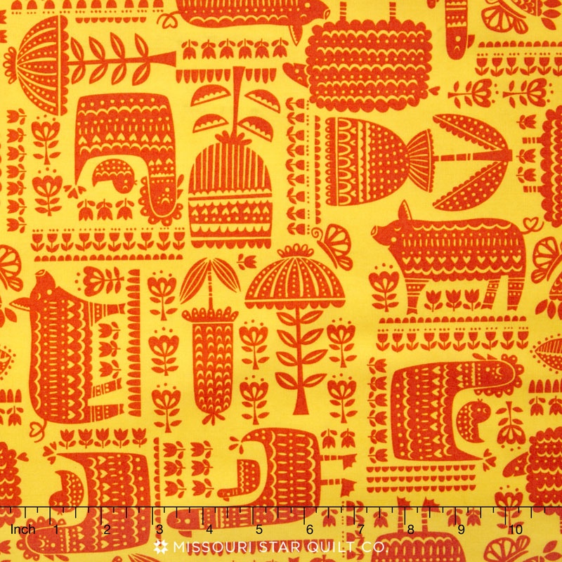 Farm Fun - Barnyard Buddies Sunshine Yardage
