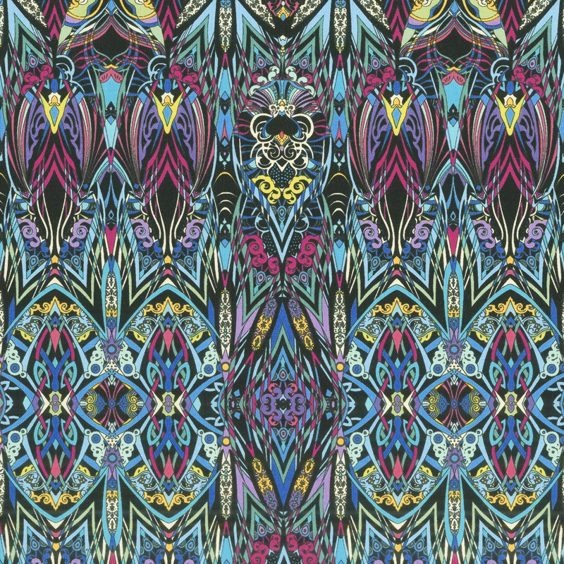More is More - Fusion Blue Multi Yardage
