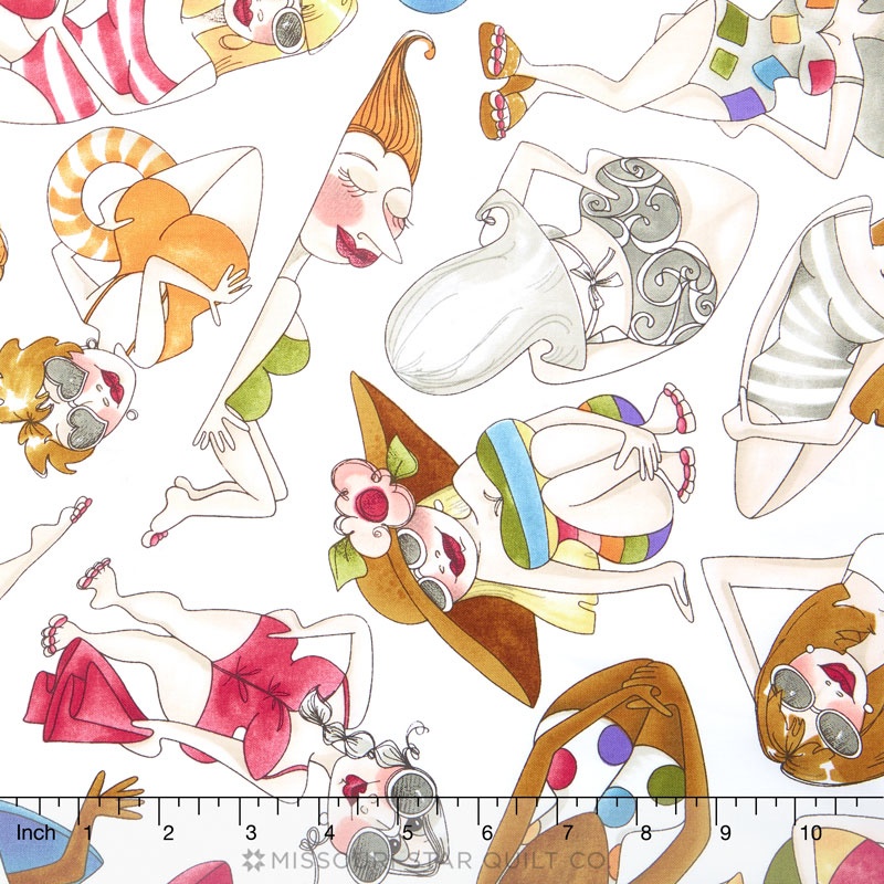 Lazy Beach - Tossed Lazys White Yardage