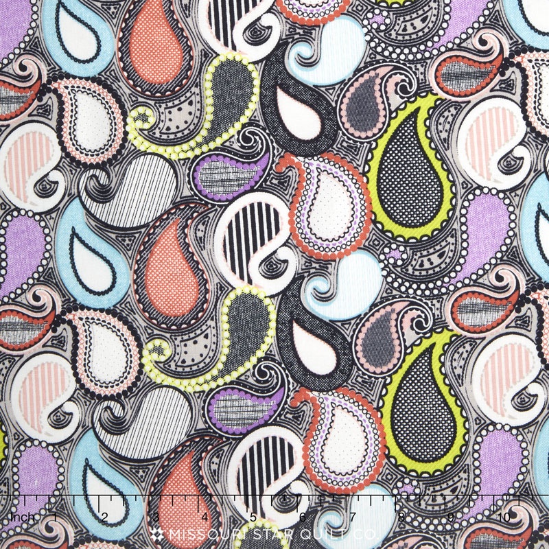Sundance - Paisley Gray Yardage