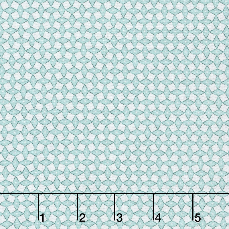 Lottie Ruth - Diamonds Teal Yardage