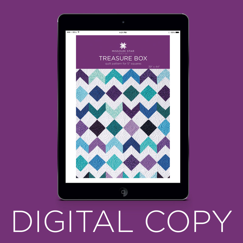 Digital Download - Treasure Box Quilt Pattern by MSQC