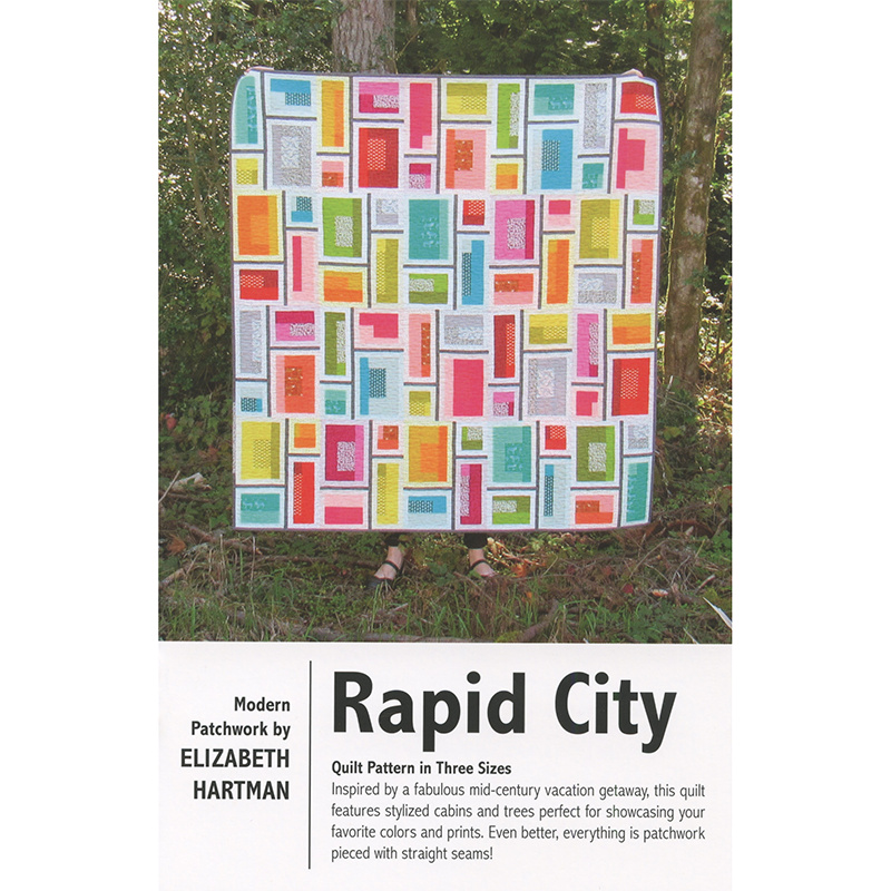 Rapid City Elizabeth Hartman fun modern pieced quilt PATTERN
