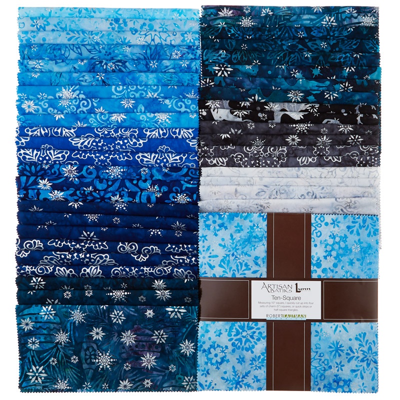 Artisan Batiks - Noel 4 Metallic Ten Squares
