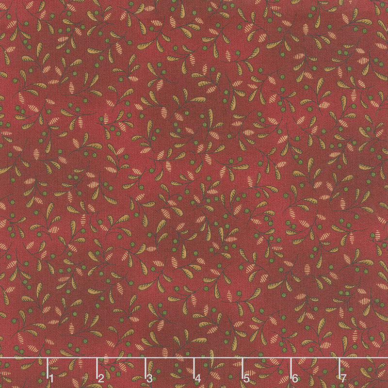 Idaho Prairie Star - Large Berries Red Yardage