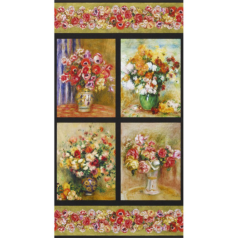 Renoir - Flowers Nature Digitally Printed Panel