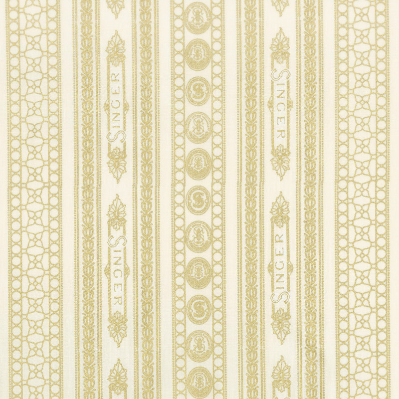 Fabric Crafts Black Robert Kaufman Sewing With Singer Metallic Stripe