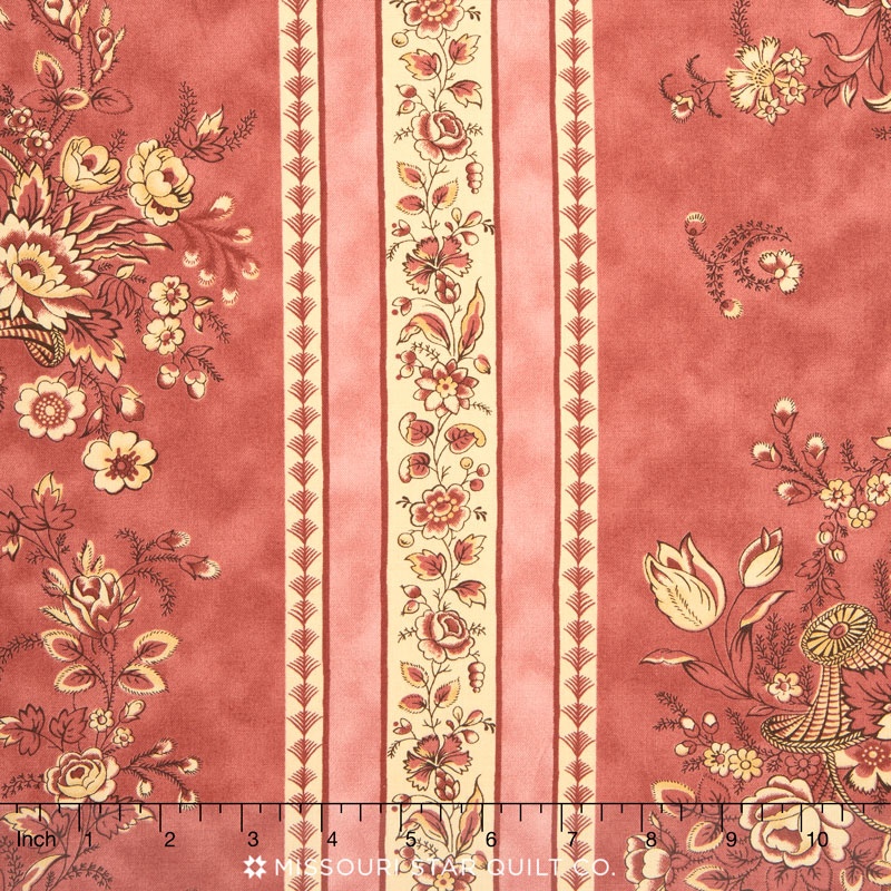 Collections for a Cause Nurture Border Stripe Pink Yardage Howard