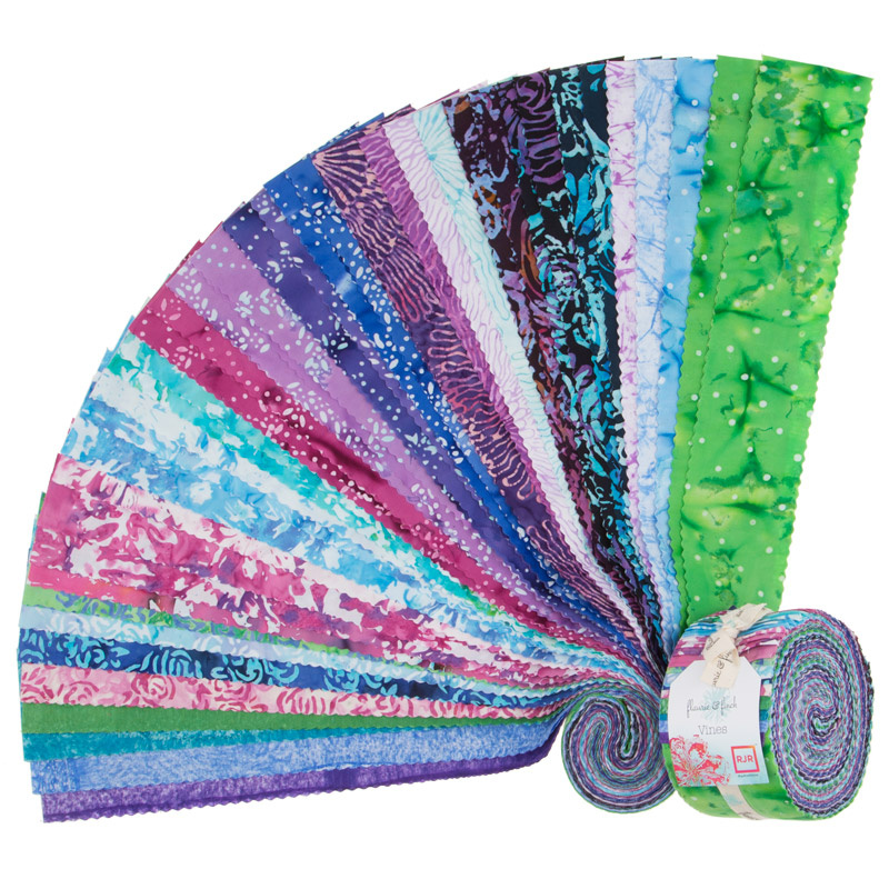 Blossom Batiks - Splash Pixie Strips