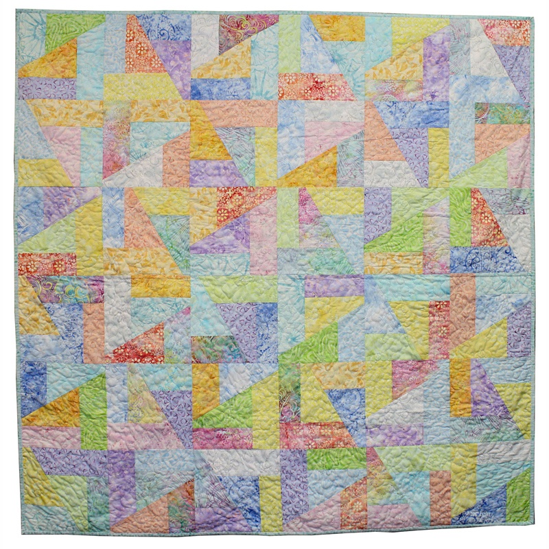 Scrap Baby with Cuddle Backing Pattern Karen Montgomery Cut Loose Press