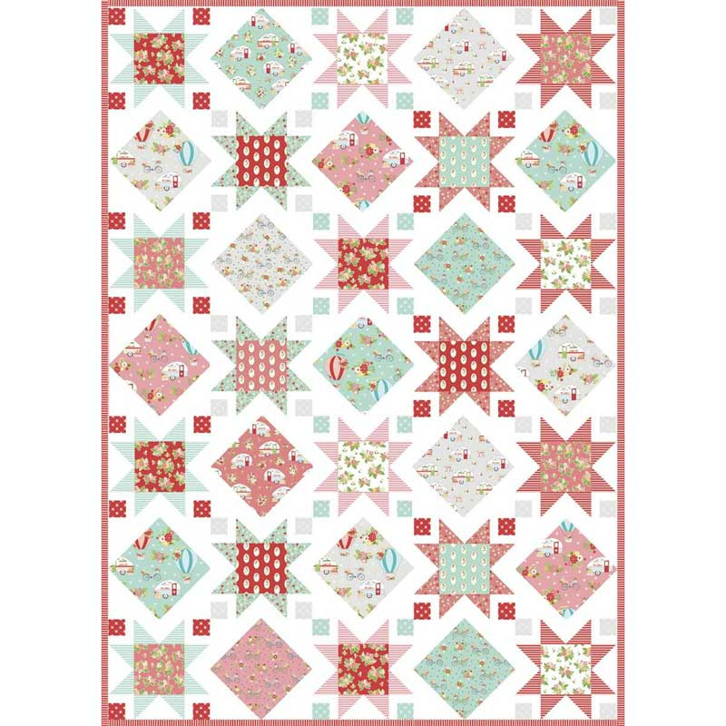 Stars and Windows Pattern