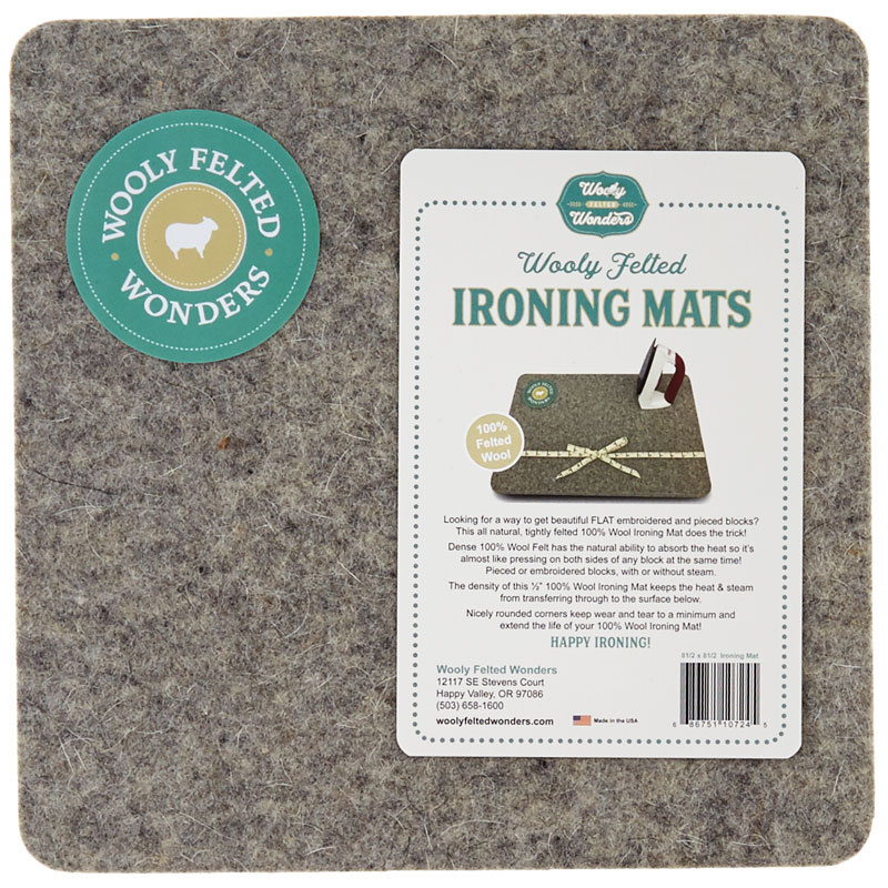 Wooly Felted Ironing Mat - 8-1/2" x 8-1/2"