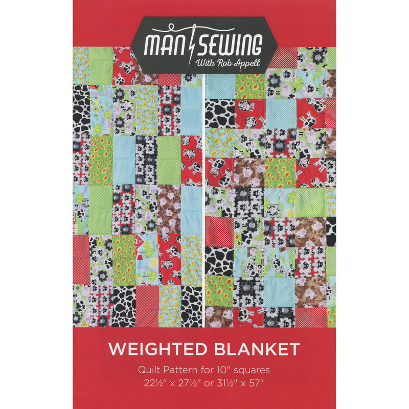 Man Sewing Weighted Blanket Pattern