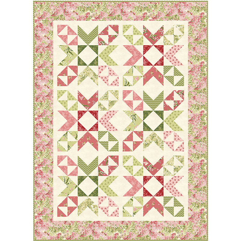Missouri Star Sensibility Calico Stars Quilt POD Kit