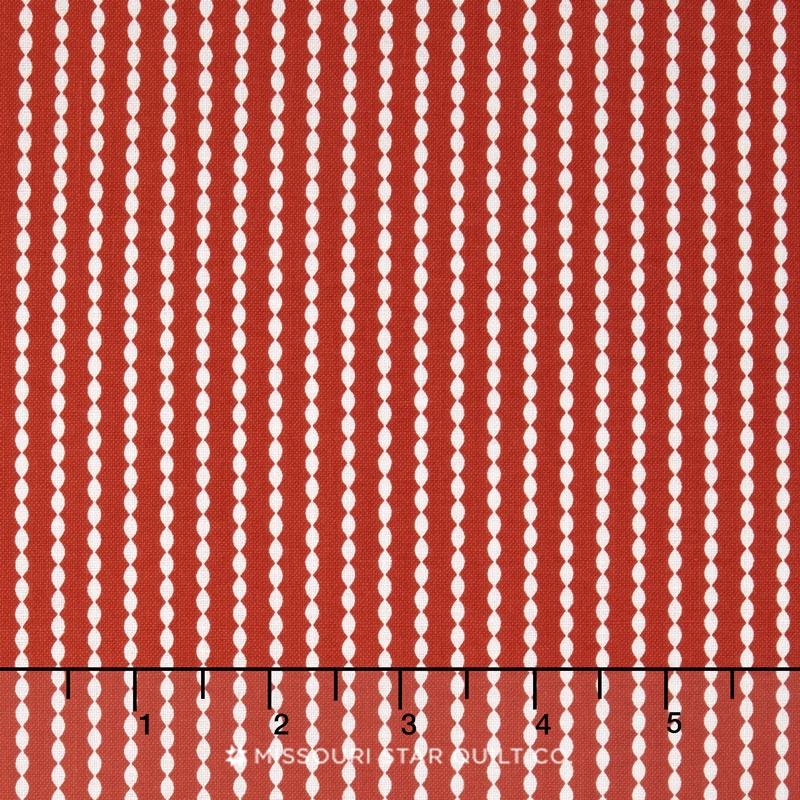 Sundance - Stripe Red Yardage